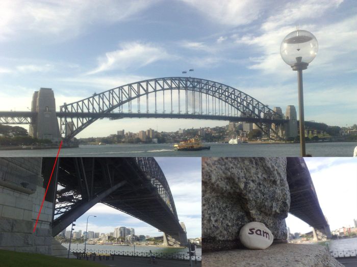 SamStone At The Sydney Harbour Bridge.JPG